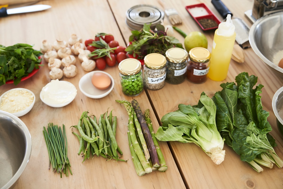 Familjen matplanering och hälsosamma recept